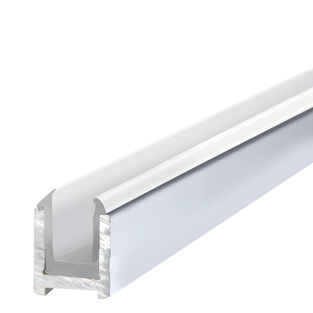 CRL Brite Anodized Dry Glaze U-Channel With Vinyl