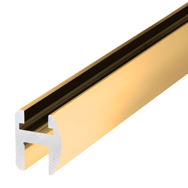 CRL Brite Gold Anodized Deluxe Shower Door Header Kit - 95"