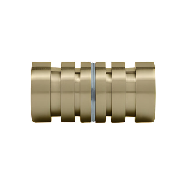CRL Brushed Bronze Contemporary Style Back-to-Back Shower Door Knobs