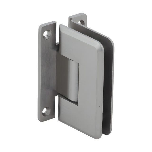 CRL Brushed Nickel Cologne 537 Series 5 Degree Pre-Set Wall Mount 'H' Back Plate