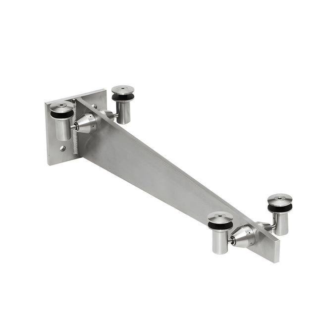 CRL Brushed Stainless 36" Universal Wall Mounted Glass Awning Bracket