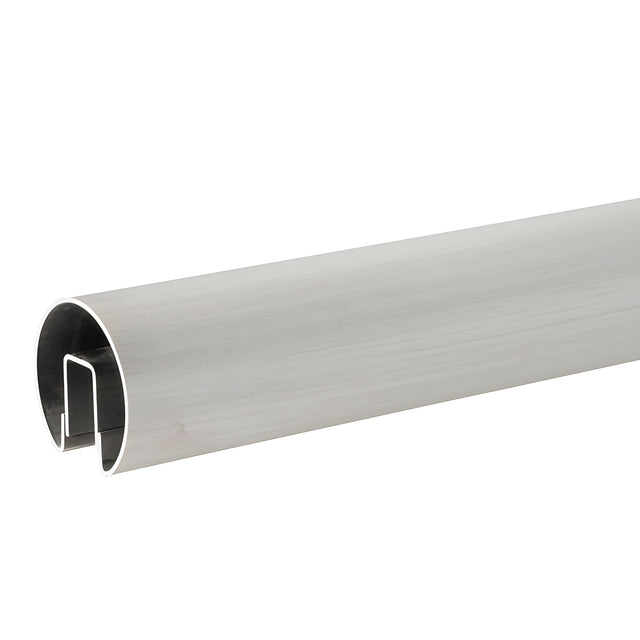 CRL 304 Grade Brushed Stainless 2-1/2" Premium Cap Rail for 3/4" Glass - 168"