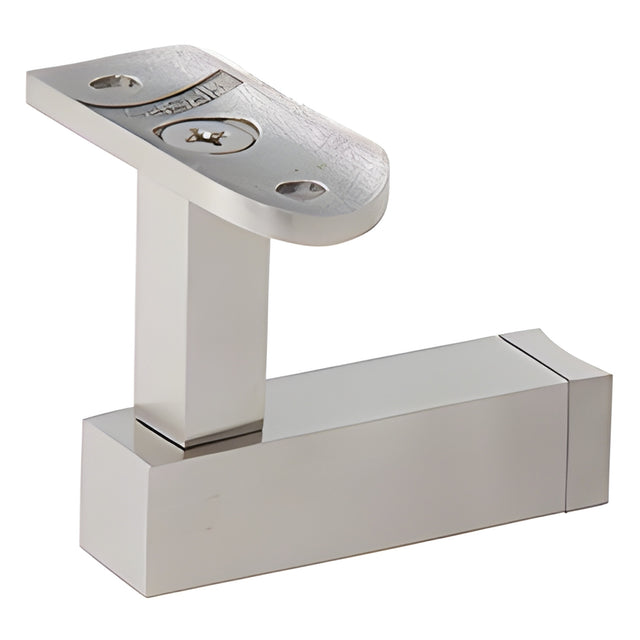 CRL Brushed Stainless Shore Series Post Mounted Hand Rail Bracket