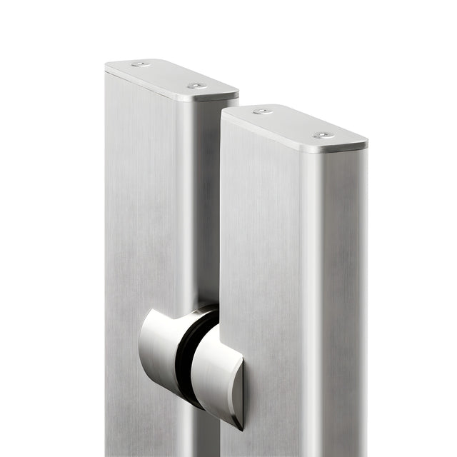 Latitude Linea 34 Back to Back 24" Flat Ladder Pull Brushed Stainless