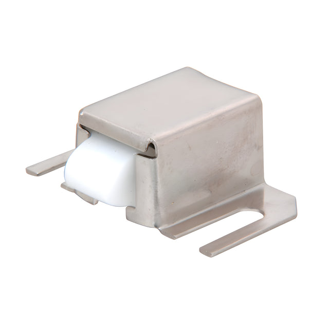 CRL Brushed Stainless Finish Shower Door Catch with Nylon Tip - Bulk 25 Pack