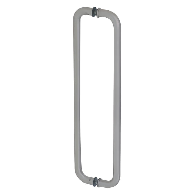 CRL Brushed Stainless 24" Glass Mounted Back-to-Back Standard Pull Handle