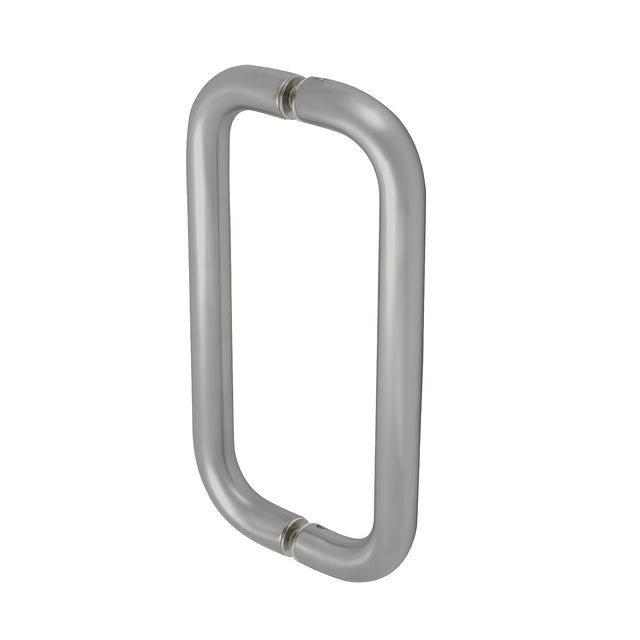 CRL 8" Brushed Stainless Straight Back-to-Back Pull Handles