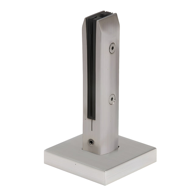 CRL Brushed Stainless Beveled One-Piece Surface Mount Frameless Windscreen Clamp