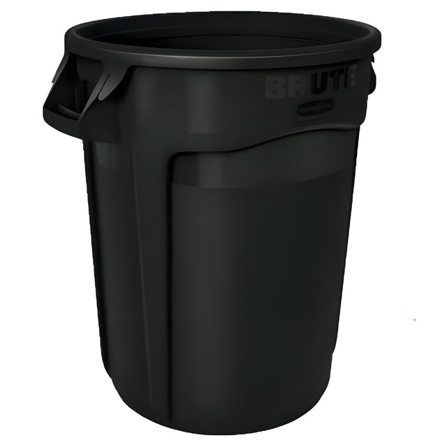 Brute Garbage Container, 44 Gal, Black- 1 Ea