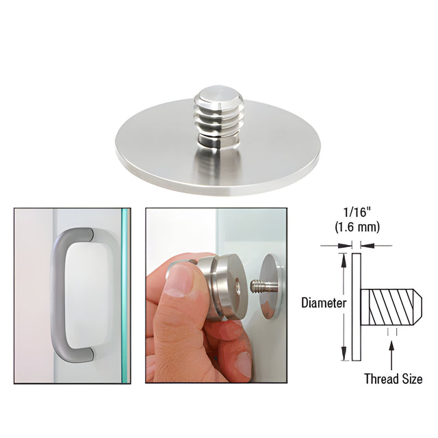 CRL 1-1/4" UV Standoff Adaptor Plate