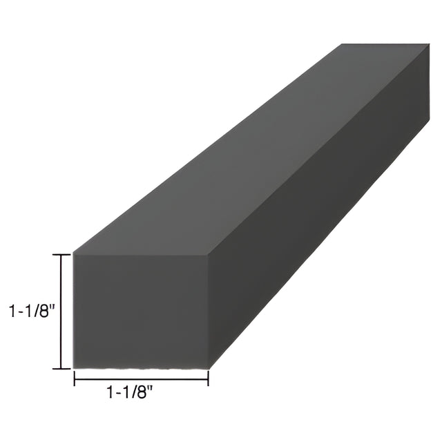 CRL 1-1/8" x 1-1/8" x 4" EPDM Rubber Setting Blocks