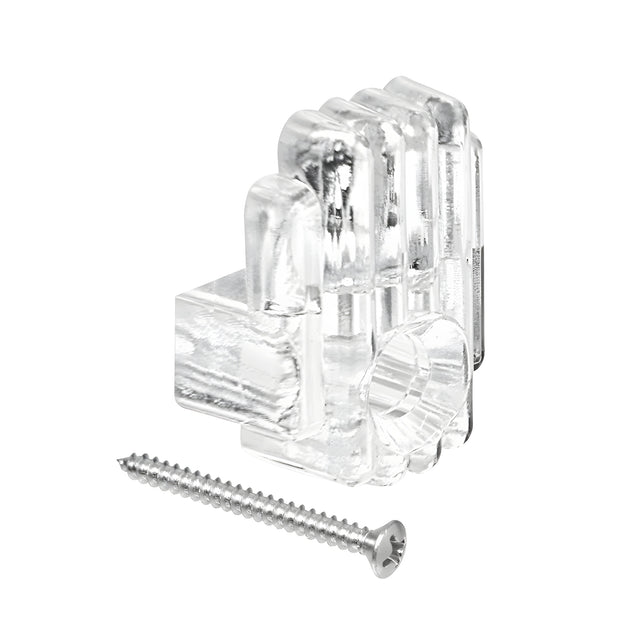 CRL 1/4"Clear Standard Plastic Mirror Clip