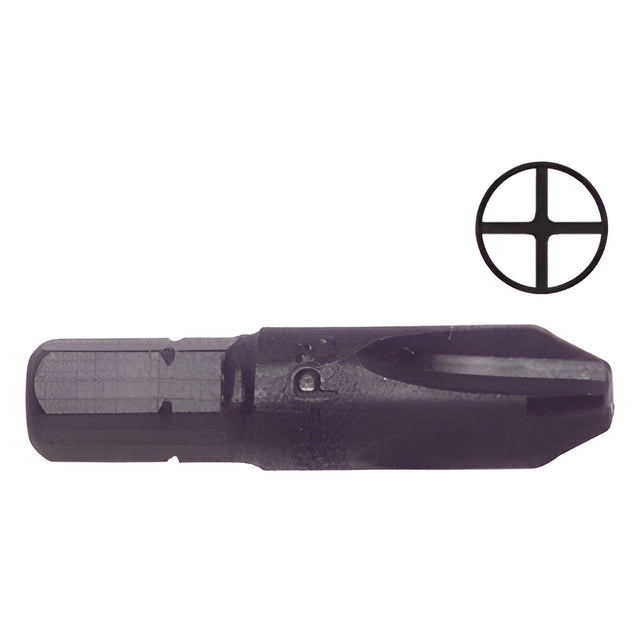 CRL 1/4" Hex Phillips Insert Bit No. 3 Point