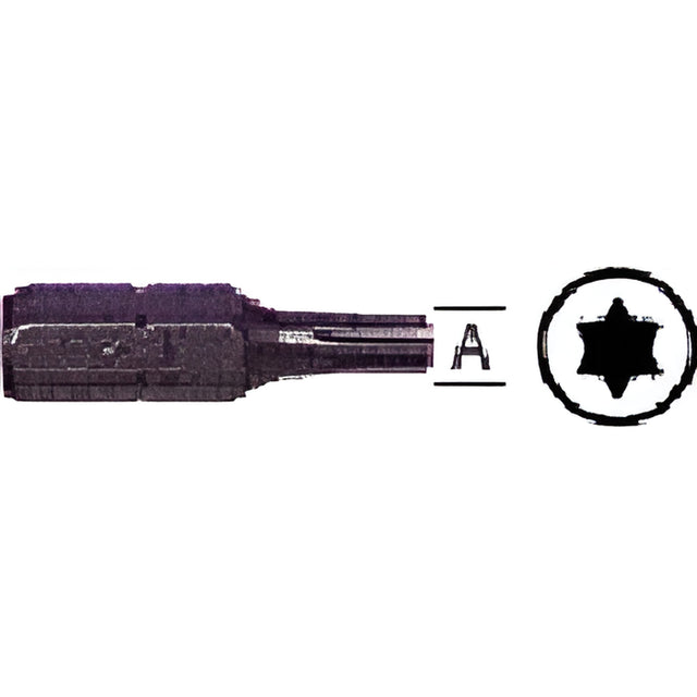 CRL 1/4" Hex T20 Torx® Insert Bit