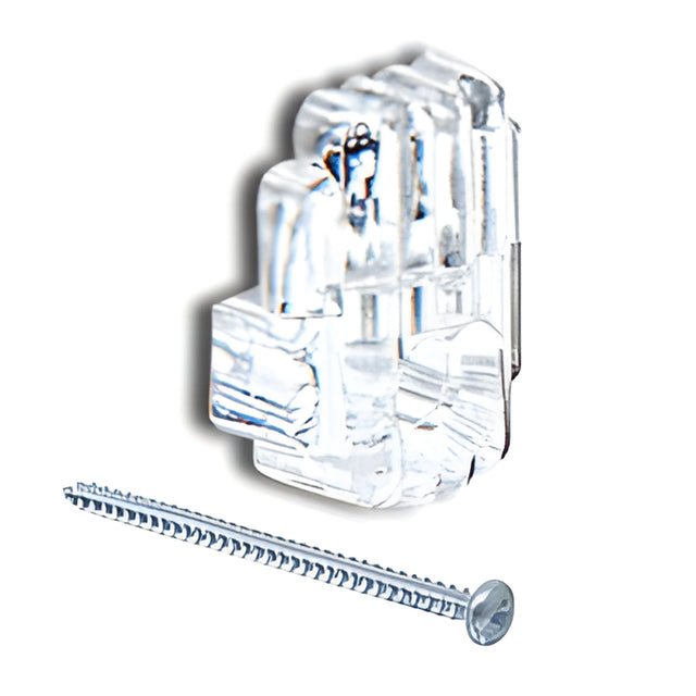 CRL 1/4" Plastic Mirror Clips and Screws