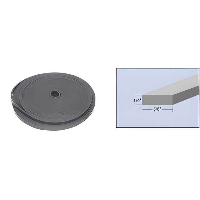 CRL 1/4" x 5/8" Bulk Rolled Neoprene Setting Block Material - 100'