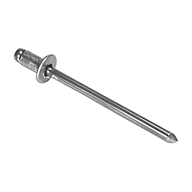 CRL 1/8" Diameter, 3/16" to 1/4" Grip Range Aluminum Mandrel & Rivet in Packs of 1000
