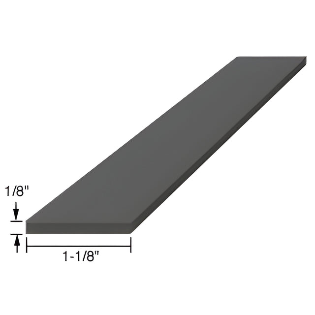 CRL 1/8" x 1-1/8" x 4" EPDM Rubber Setting Blocks