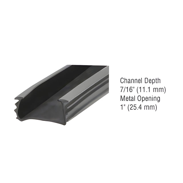 CRL 1" Adaptor Glazing Vinyl for WA175 Adapter Channel