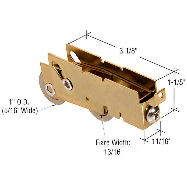CRL 1" Steel Ball Bearing Tandem Roller - Guaranteed Products