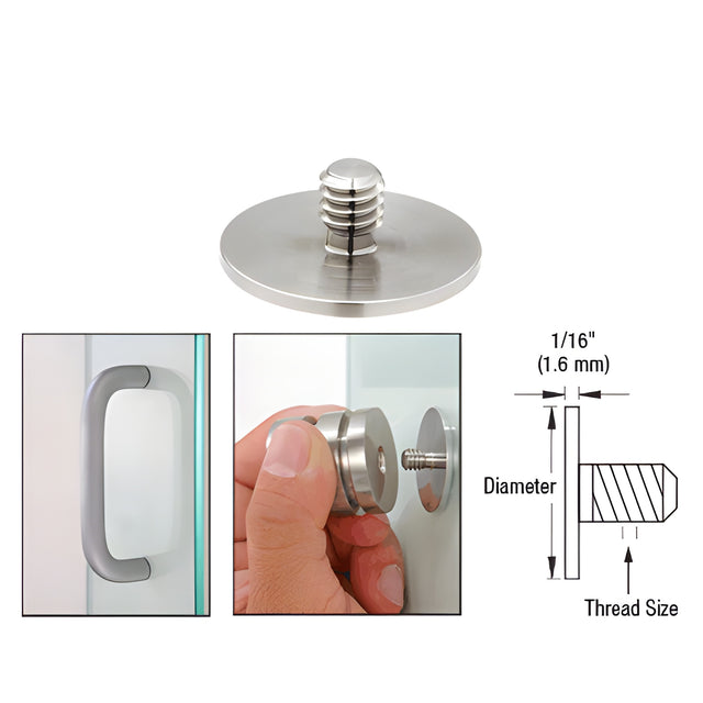 CRL 1" UV Standoff Adaptor Plate