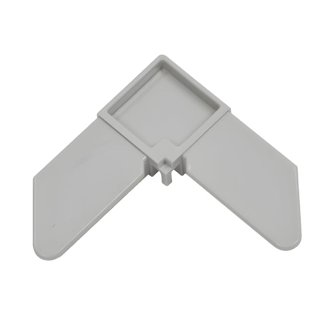 CRL 1" x 7/16" (25.4 x 11 mm) Gray Corner for WSF1716 Series Screen Frame
