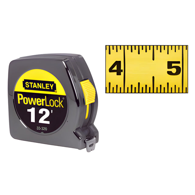 CRL 12' Stanley® PowerLock® ll Tape Rule 3/4" Wide
