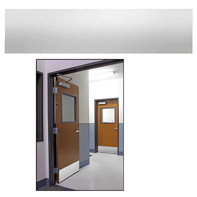 CRL 12" x 34" Brushed Stainless Kick Plate