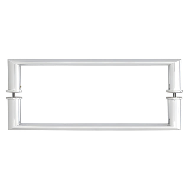 CRL 18" Chrome Back-to-Back Oval/Round Towel Bar