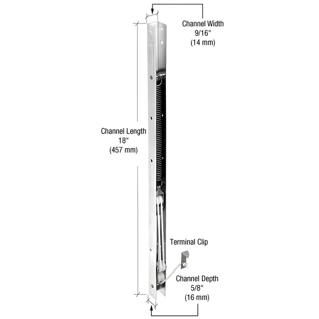 CRL 18" Window Channel Balance - 1740 or 17-4