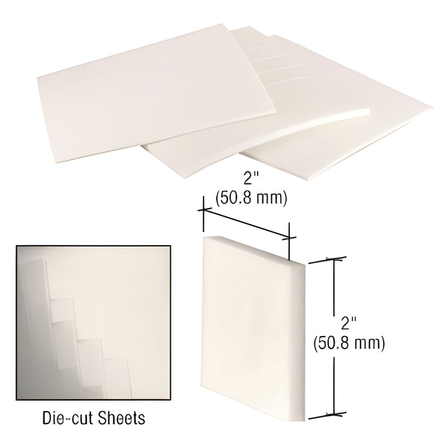 CRL 2" x 2" x 1/4" Super Duty Shipping Pads