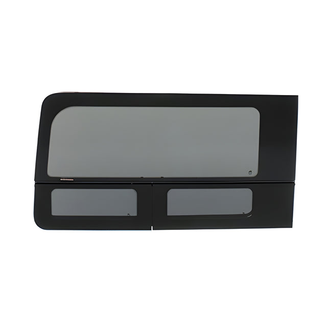 CRL 2015+ OEM Design 'All-Glass' Look Ford Transit Driver's Side Forward Window for 130" or 148" Standard Body and 148" Extended Length Body Medium and High Top Vans