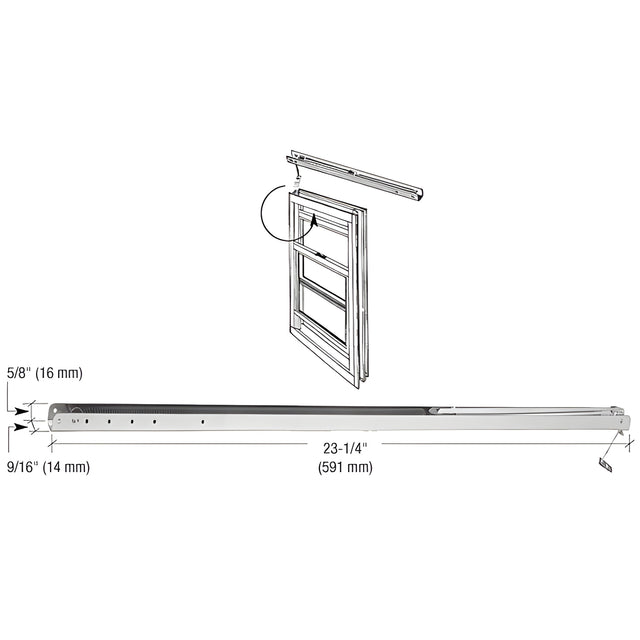 CRL 23-1/4" Overhead Channel Balance # 162