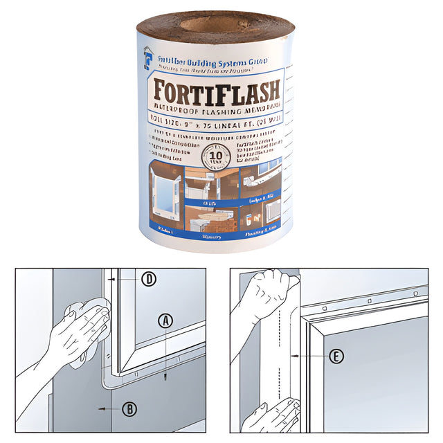 CRL 25 mil 9" x 75' Fortifiber FortiFlash® Waterproof Flashing