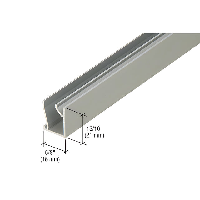 CRL 290/295 Satin Anodized Series Fixed Glass Cover Plate