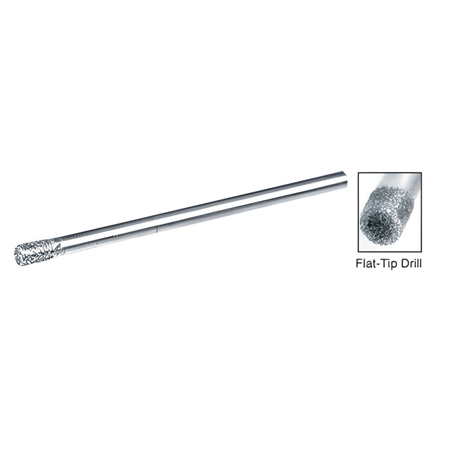 CRL 2mm Miniature Plated Diamond Flat-Tip Drill
