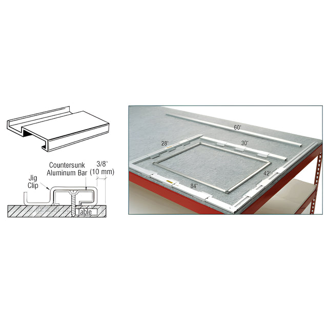 CRL 3/4" Screen Table Jig Clips - 4