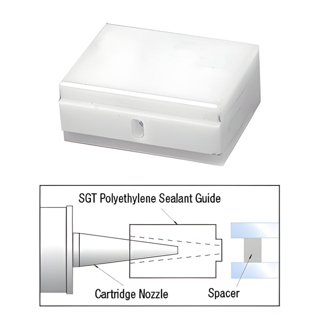 CRL 3/8" Polyethylene Sealant Guide