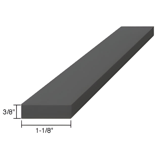 CRL 3/8" x 1-1/8" x 4" EPDM Rubber Setting Blocks