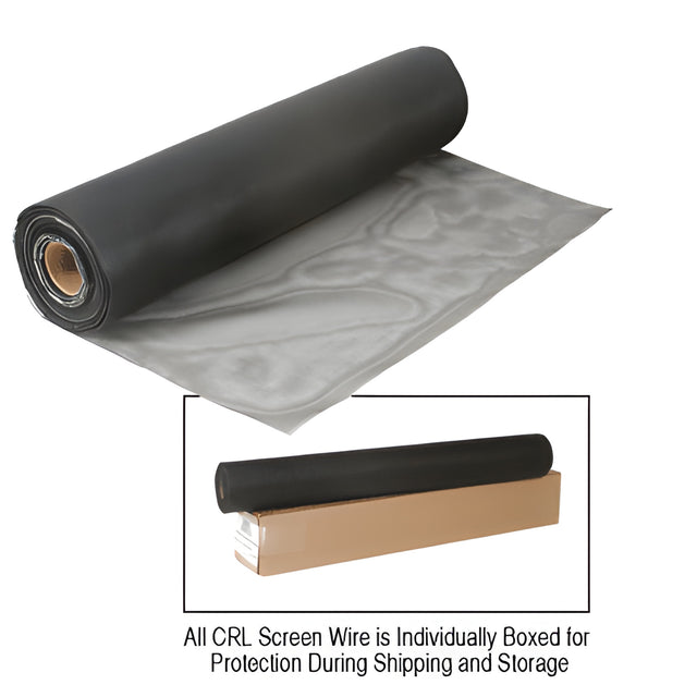 CRL 30" Vision Perfect Charcoal Fiberglass Insect Screen - 100' Roll