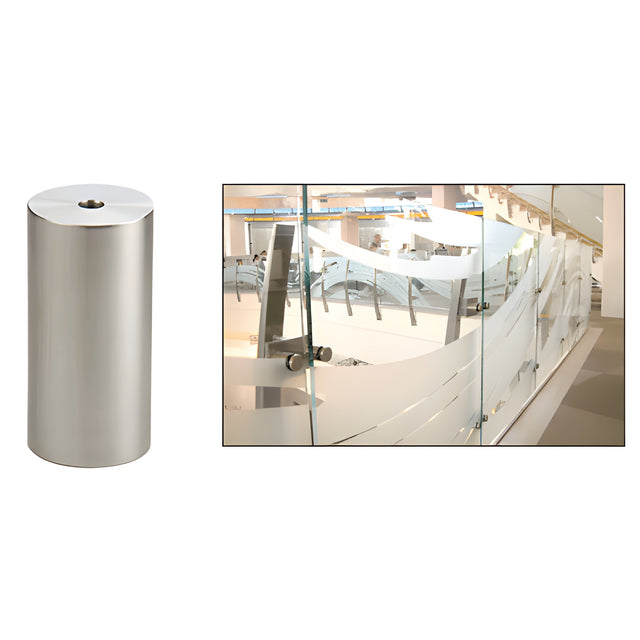 CRL 316 Brushed Stainless 2" Diameter by 4" Long Standoff Base