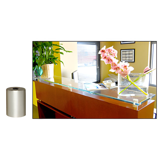CRL 316 Brushed Stainless 3/4" Diameter by 1/2" Long Standoff Base