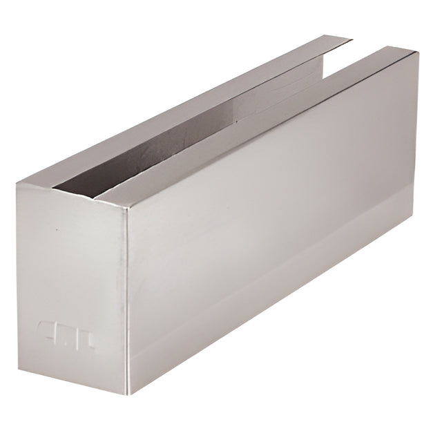 CRL 316 Brushed Stainless End Cladding for B5S Series Standard Square Base Shoe