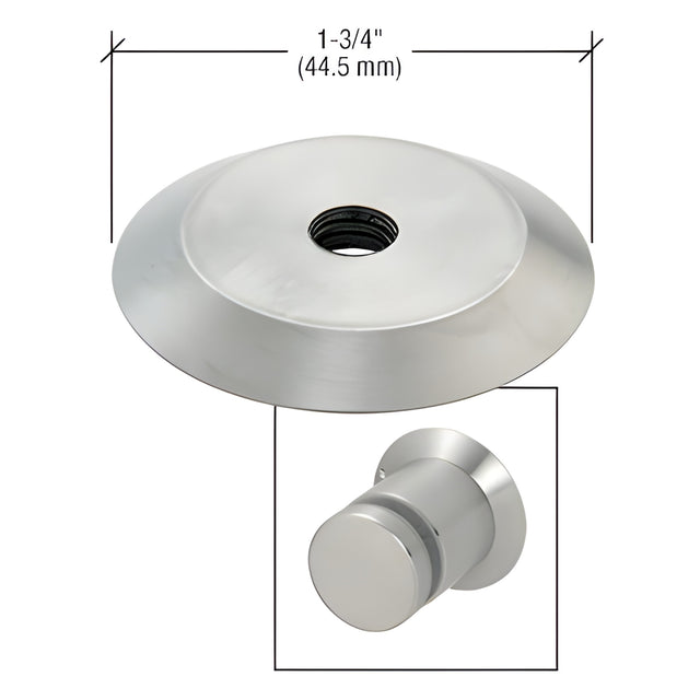 CRL 316 Brushed Stainless Steel 1-1/4" Diameter Trim Plate for Standoff Bases