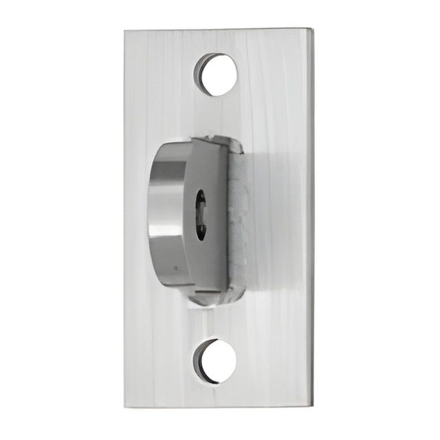 CRL 316 Brushed Stainless Storefront Tube Mounting Plate for 20 mm Rods