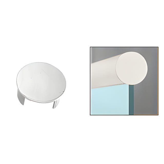 CRL 316 Polished Stainless End Cap for 1-1/2" Cap Railing