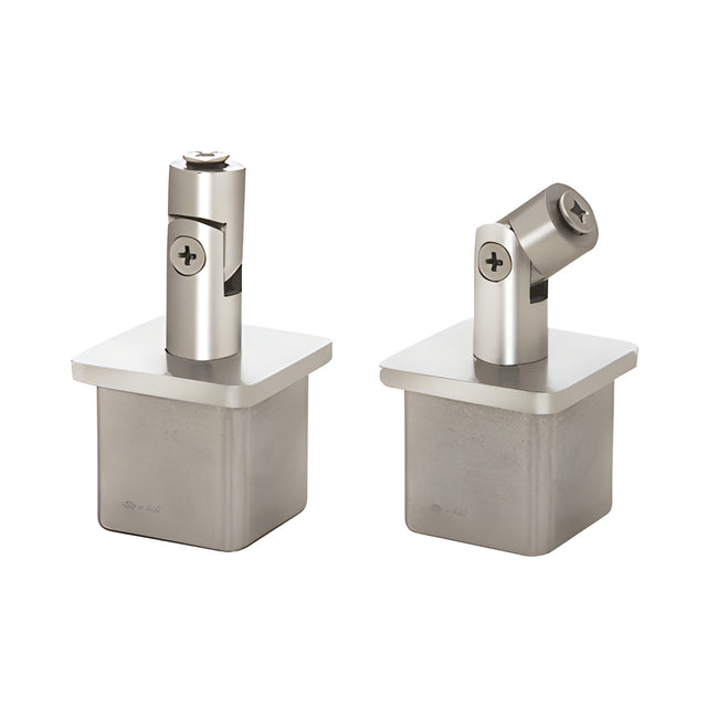 CRL 316 Polished Stainless Vertically Adjustable Post Caps for Standoff Saddles