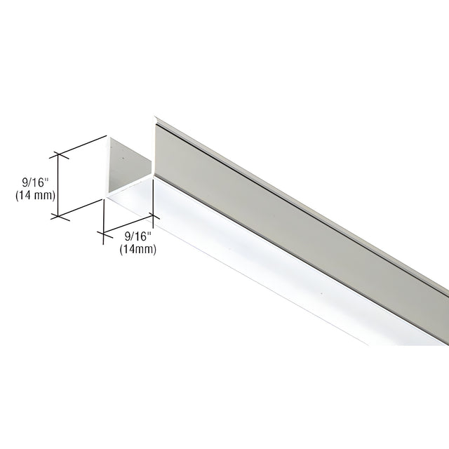 CRL 36" Brite Anodized Snap-in-Filler Insert for EZ-Adjust Header Kit