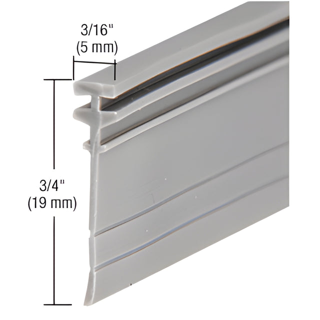 CRL 36" Gray Shower Door Vinyl 'T' Sweep