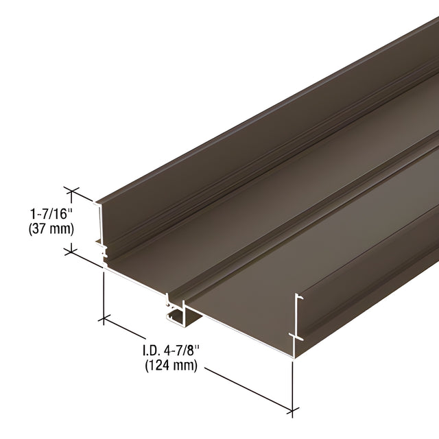CRL 487 Bronze Anodized OfficeFront™ Door Jamb/Head - 24'-2"